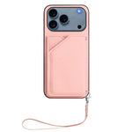 손목 스트랩이 있는 스킨 필 4 카드 슬롯 휴대폰 케이스, iPhone 17 Pro Max용, iPhone 17 Pro용, iPhone 17용, iPhone Air용, iPhone 16 Pro Max용, iPhone 16 Pro용, iPhone 16 Plus용, iPhone 16용