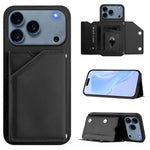 손목 스트랩이 있는 스킨 필 4 카드 슬롯 휴대폰 케이스, iPhone 17 Pro Max용, iPhone 17 Pro용, iPhone 17용, iPhone Air용, iPhone 16 Pro Max용, iPhone 16 Pro용, iPhone 16 Plus용, iPhone 16용