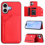 손목 스트랩이 있는 스킨 필 4 카드 슬롯 휴대폰 케이스, iPhone 17 Pro Max용, iPhone 17 Pro용, iPhone 17용, iPhone Air용, iPhone 16 Pro Max용, iPhone 16 Pro용, iPhone 16 Plus용, iPhone 16용