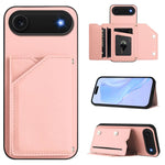 손목 스트랩이 있는 스킨 필 4 카드 슬롯 휴대폰 케이스, iPhone 17 Pro Max용, iPhone 17 Pro용, iPhone 17용, iPhone Air용, iPhone 16 Pro Max용, iPhone 16 Pro용, iPhone 16 Plus용, iPhone 16용