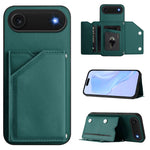 손목 스트랩이 있는 스킨 필 4 카드 슬롯 휴대폰 케이스, iPhone 17 Pro Max용, iPhone 17 Pro용, iPhone 17용, iPhone Air용, iPhone 16 Pro Max용, iPhone 16 Pro용, iPhone 16 Plus용, iPhone 16용