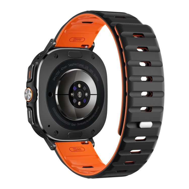 Magnetic Silicone Watch Band, For Samsung Galaxy Watch Ultra 47mm / Ultra 2025