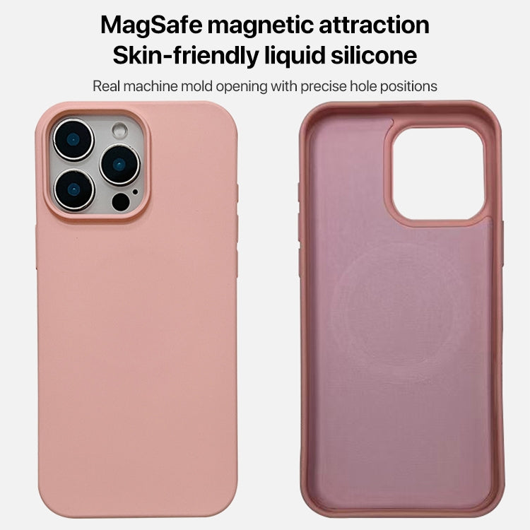 액체 실리콘 휴대폰 MagSafe 케이스, iPhone 16 Pro Max용, iPhone 16 Pro용, iPhone 16 Plus용, iPhone 16용