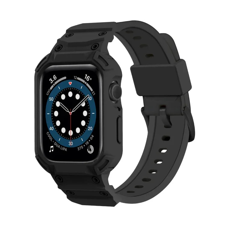 아머 TPU 케이스 일체형 시계 밴드, 애플 워치 시리즈 10 / 11 46mm용, 애플 워치 시리즈 10 / 11 42mm용