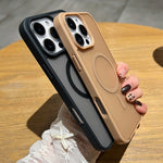 서리 낀 피부 느낌 MagSafe 휴대폰 케이스, 아이폰 13용, 아이폰 12용, 아이폰 12 프로 맥스용, 아이폰 12 프로용, 아이폰 11 프로 맥스용, 아이폰 11용, 아이폰 11 프로용