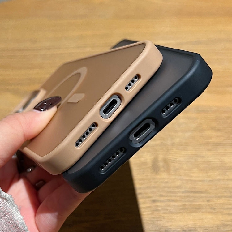 서리 낀 피부 느낌 MagSafe 휴대폰 케이스, 아이폰 13용, 아이폰 12용, 아이폰 12 프로 맥스용, 아이폰 12 프로용, 아이폰 11 프로 맥스용, 아이폰 11용, 아이폰 11 프로용