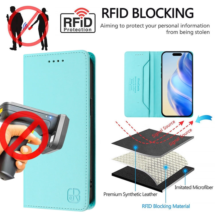 RC01 이중 접이식 자석 흡착 RFID 가죽 휴대폰 케이스, iPhone 7 Plus / 8 Plus용
