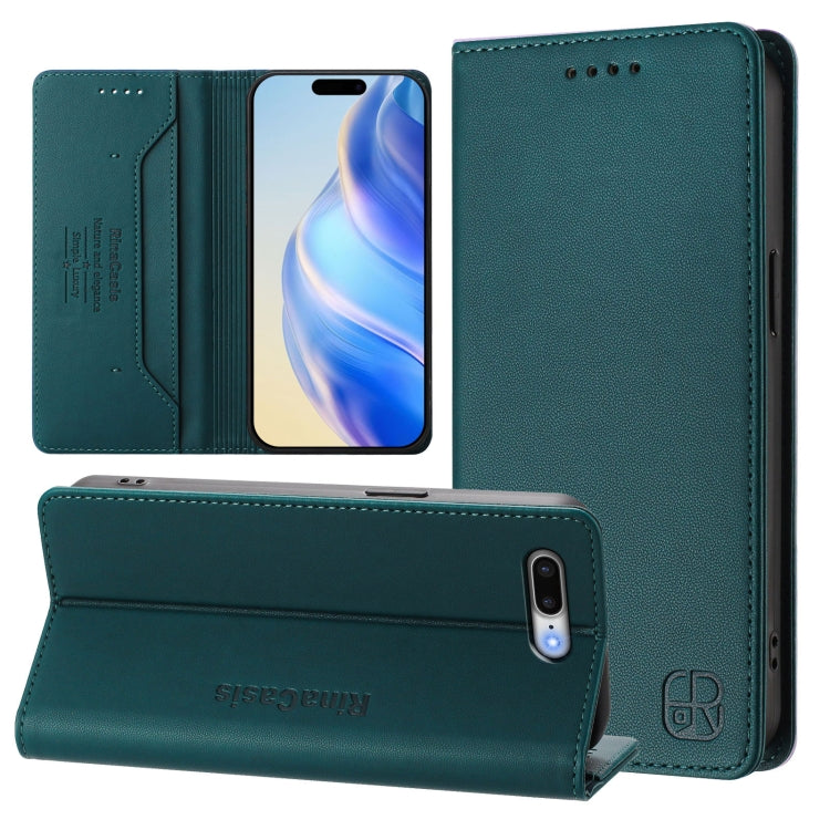 RC01 이중 접이식 자석 흡착 RFID 가죽 휴대폰 케이스, iPhone 7 Plus / 8 Plus용