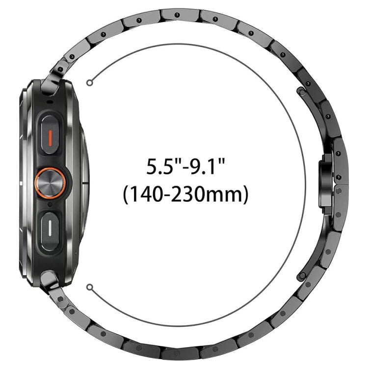 나비 버클 티타늄 합금 시계 밴드, 삼성 갤럭시 워치 울트라 47mm / 울트라 2025용