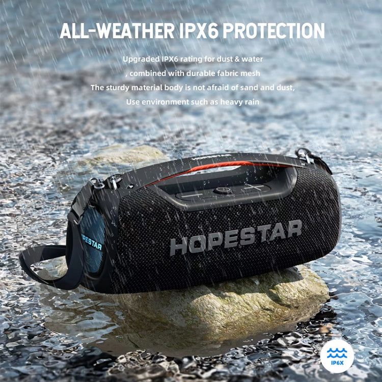 HOPESTAR A60 100W 야외 휴대용 IPX6 방수 블루투스 스피커 마이크 포함