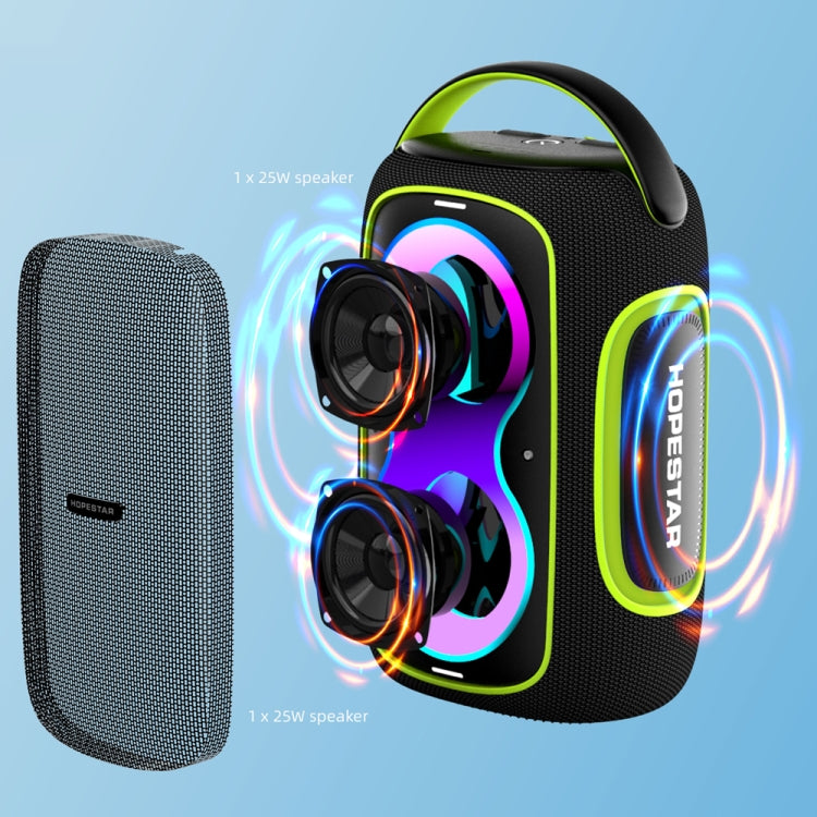 HOPESTAR H59 50W 야외 휴대용 IPX5 방수 블루투스 스피커, H59