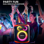 HOPESTAR PARTY130 야외 듀얼 마이크 장시간 사용 블루투스 스피커