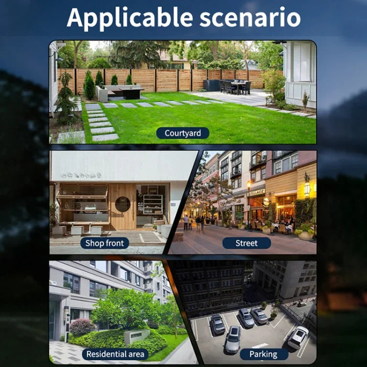 그래피티 버전 홈 울트라 HD 태양광 패널 무선 WiFi 감시 카메라, 메모리 없음, 32GB, 64GB, 128GB