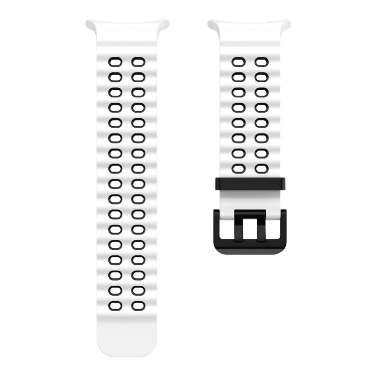 오션 투톤 이중 행 구멍 실리콘 시계줄, 삼성 갤럭시 워치 울트라 47mm / 울트라 2025용