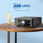 AUN U002 1920x1080P 970ANSI 안드로이드 12 홈 시어터 스마트 프로젝터, 미국 플러그, 영국 플러그, 호주 플러그, 유럽 플러그
