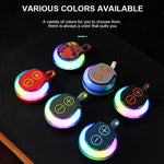 휴대용 야외 RGB 조명 블루투스 스피커 데스크탑 서브우퍼