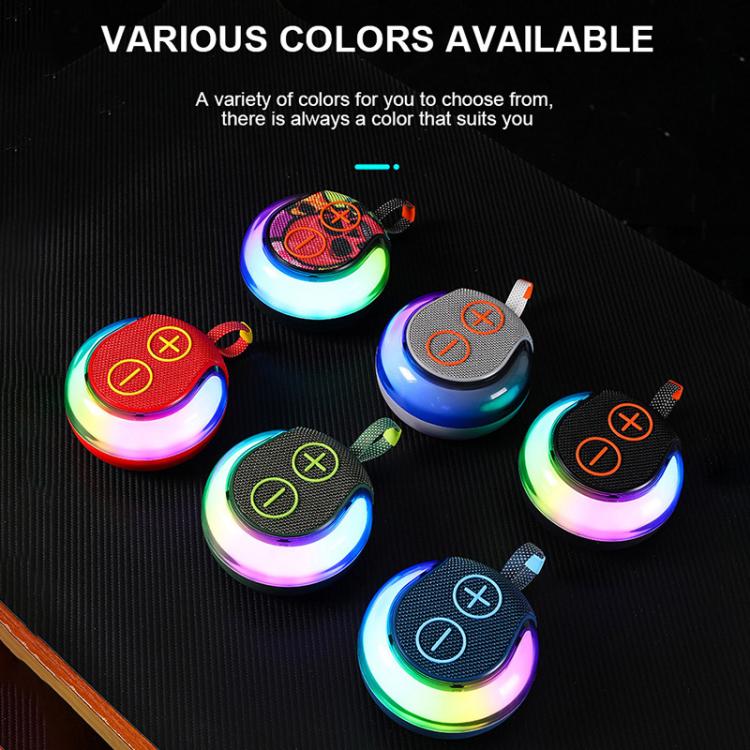 휴대용 야외 RGB 조명 블루투스 스피커 데스크탑 서브우퍼