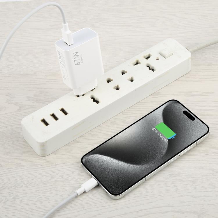 1m USB to Type-C 케이블 포함 67W USB 고속 충전기, 67W Type-C 케이블