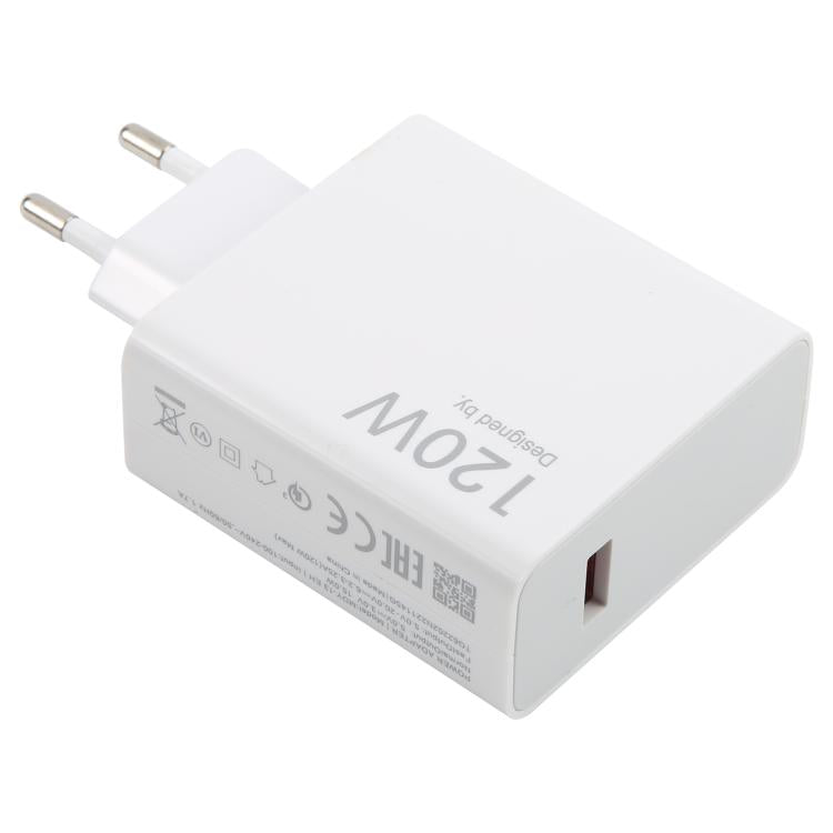 1m USB to Type-C 케이블 포함 120W USB 고속 충전기, 120W