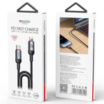 Yesido CA184 PD27W 3A USB-C / Type-C to 8핀 충전 데이터 케이블, 길이: 2m, CA184