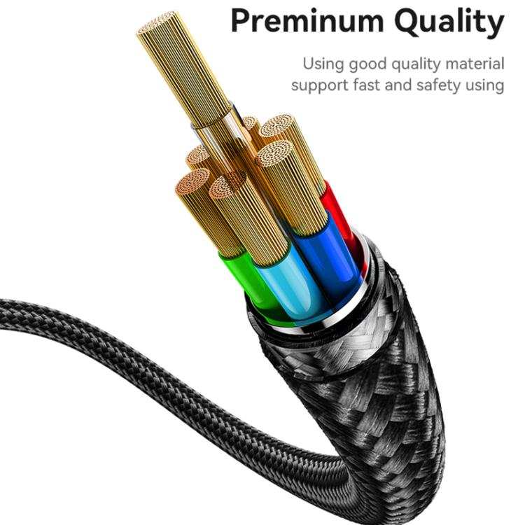 Yesido CA184 PD27W 3A USB-C / Type-C to 8핀 충전 데이터 케이블, 길이: 2m, CA184