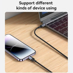 Yesido CA184 PD27W 3A USB-C / Type-C to 8핀 충전 데이터 케이블, 길이: 2m, CA184