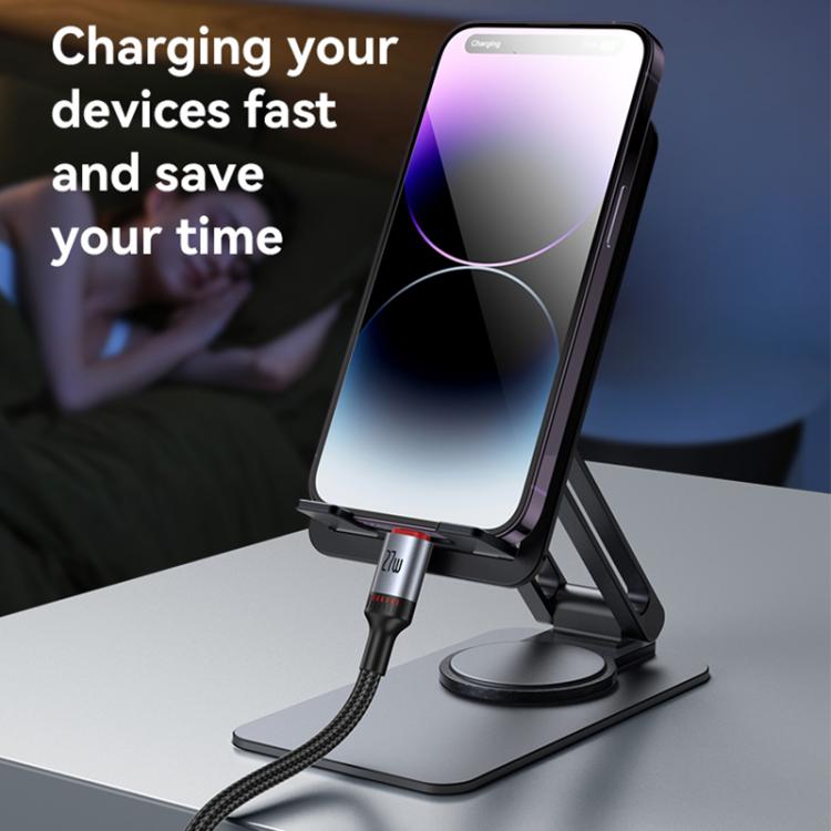 Yesido CA184 PD27W 3A USB-C / Type-C to 8핀 충전 데이터 케이블, 길이: 2m, CA184