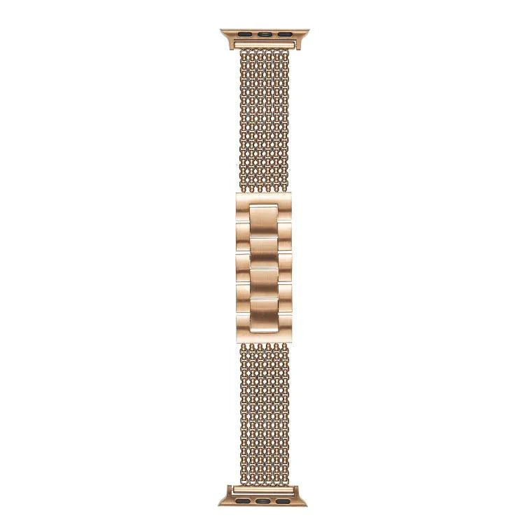 6체인 스테인리스 스틸 시계 밴드, 애플 워치 46mm / 49mm / 45mm / 44mm용, 애플 워치 42mm / 41mm / 40mm / 38mm용