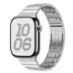 단일 구 측면 분리형 스테인리스 스틸 시계줄, 애플 워치 46mm / 49mm / 45mm / 44mm용, 애플 워치 42mm / 41mm / 40mm / 38mm용