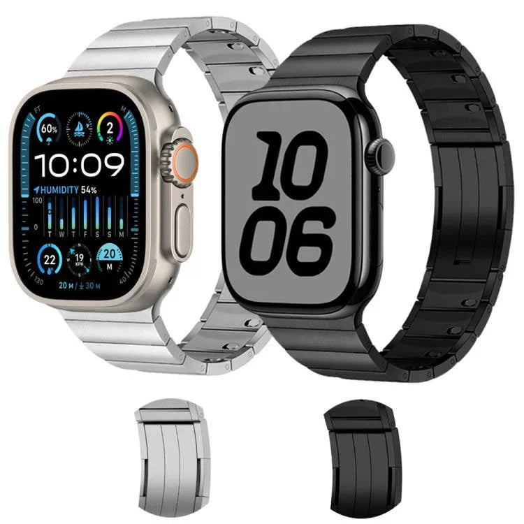 단일 구 측면 분리형 스테인리스 스틸 시계줄, 애플 워치 46mm / 49mm / 45mm / 44mm용, 애플 워치 42mm / 41mm / 40mm / 38mm용