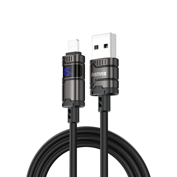 REMAX C01-AL 3A USB to 8핀 나일론 꼬임 데이터 케이블, 길이: 1.2m, USB to 8핀