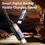 REMAX C01-AL 3A USB to 8핀 나일론 꼬임 데이터 케이블, 길이: 1.2m, USB to 8핀