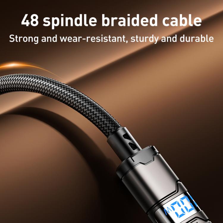 REMAX C01-AL 3A USB to 8핀 나일론 꼬임 데이터 케이블, 길이: 1.2m, USB to 8핀