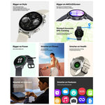 Zeblaze Btalk 3 GPS 1.43인치 HD AMOLED 화면 건강 피트니스 스마트워치, 블루투스 통화 지원
