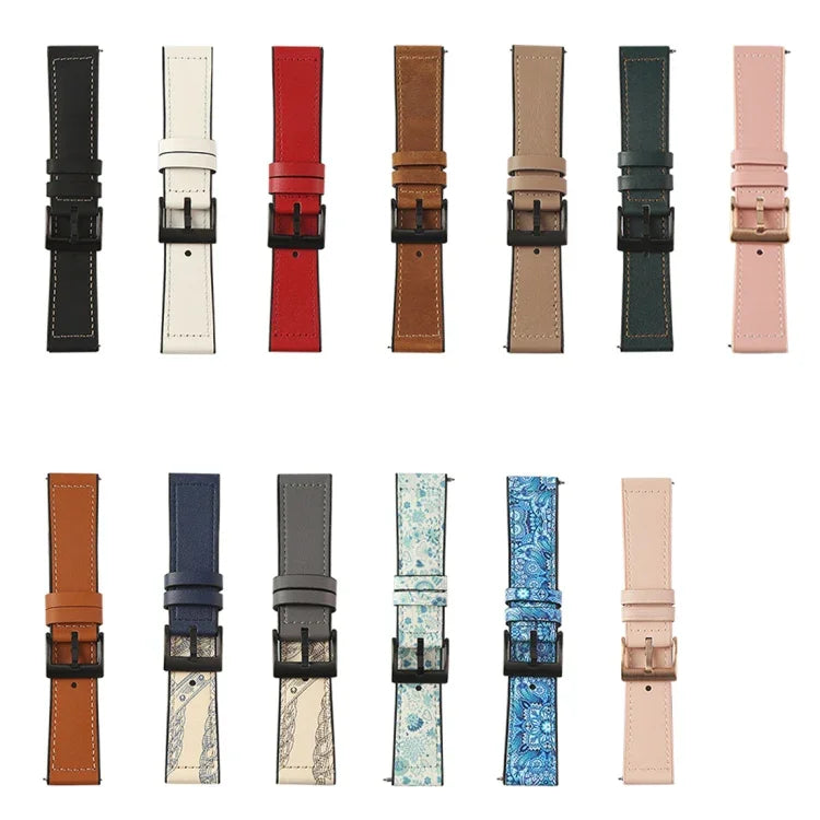 TPU + 가죽 교체 스트랩 시계줄, 삼성 갤럭시 워치 3 41mm용, 삼성 갤럭시 워치 3 45mm용