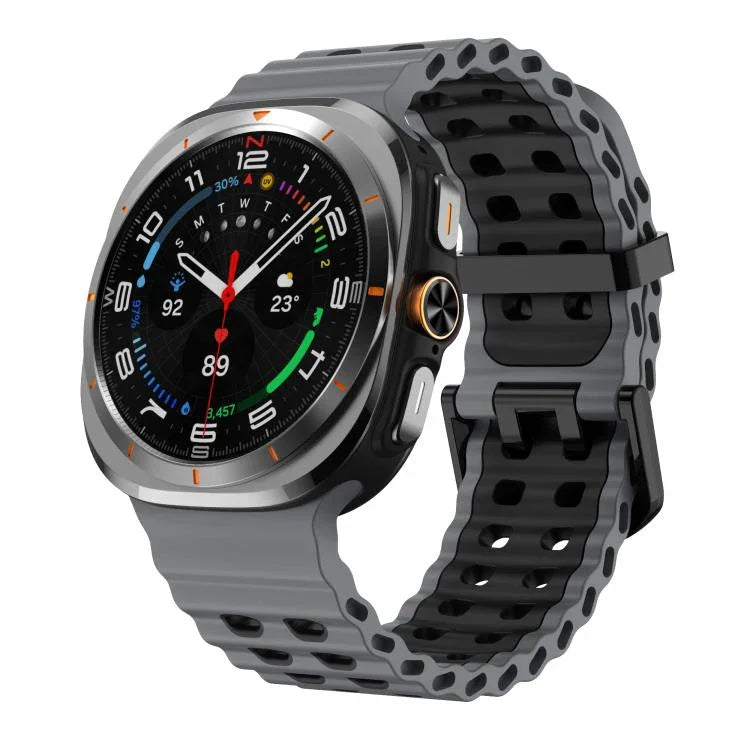 Kalebol Ocean Two-tone Silicone Strap, For Samsung Galaxy Watch Ultra 47mm / Ultra 2025