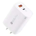 AR-PD12 65W QC3.0 USB 및 USB-C / 타입-C PD 퀵 충전기, US 플러그, US 플러그
