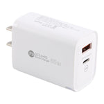 AR-PD12 65W QC3.0 USB 및 USB-C / 타입-C PD 퀵 충전기, US 플러그, US 플러그