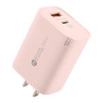 AR-PD12 65W QC3.0 USB 및 USB-C / 타입-C PD 퀵 충전기, US 플러그, US 플러그