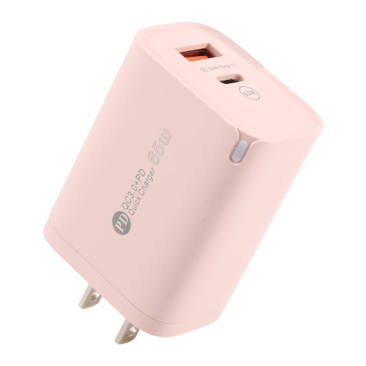 AR-PD12 65W QC3.0 USB 및 USB-C / 타입-C PD 퀵 충전기, US 플러그, US 플러그