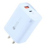 AR-PD12 65W QC3.0 USB 및 USB-C / 타입-C PD 퀵 충전기, US 플러그, US 플러그