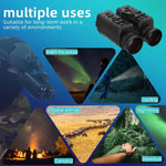 NVG07S 야외 4K 1.39인치 OLED 원형 스크린 단안경 헤드마운트 적외선 야간 투시 장치