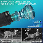 NVG07S 야외 4K 1.39인치 OLED 원형 스크린 단안경 헤드마운트 적외선 야간 투시 장치
