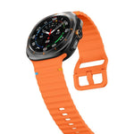 Kalebol Wave Stitching Silicone Strap, For Samsung Galaxy Watch Ultra 47mm / Ultra 2025