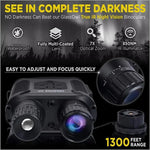 NVG400PRO 3인치 LCD 스크린 쌍안경 디지털 야간 투시 장치