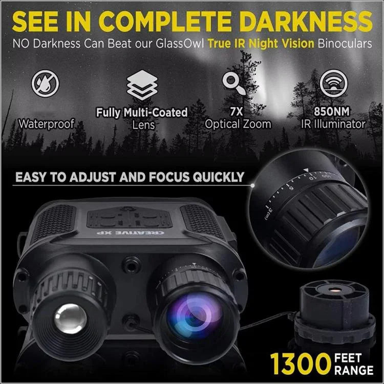 NVG400PRO 3인치 LCD 스크린 쌍안경 디지털 야간 투시 장치