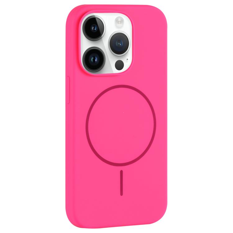 Large Hole Camera MagSafe Liquid Silicone Full Coverage Phone Case, For iPhone 14 Plus, For iPhone 14, For iPhone 14 Pro, For iPhone 14 Pro Max