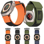 Kalebol 심플 투섹션 나일론 스트랩, 애플 워치 46mm / 49mm / 45mm / 44mm용, 애플 워치 42mm / 41mm / 40mm / 38mm용