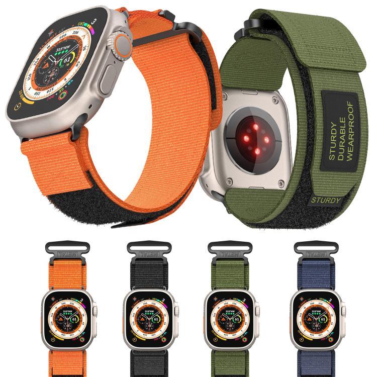 Kalebol 심플 투섹션 나일론 스트랩, 애플 워치 46mm / 49mm / 45mm / 44mm용, 애플 워치 42mm / 41mm / 40mm / 38mm용