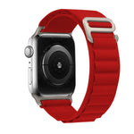 Kalebol 알라인 나일론 루프 시계 밴드, 애플 워치 46mm / 49mm / 45mm / 44mm용, 애플 워치 42mm / 41mm / 40mm / 38mm용